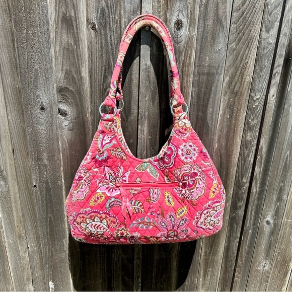 Vera Bradley Call Me Coral Hobo Bag - Picture 2 of 9